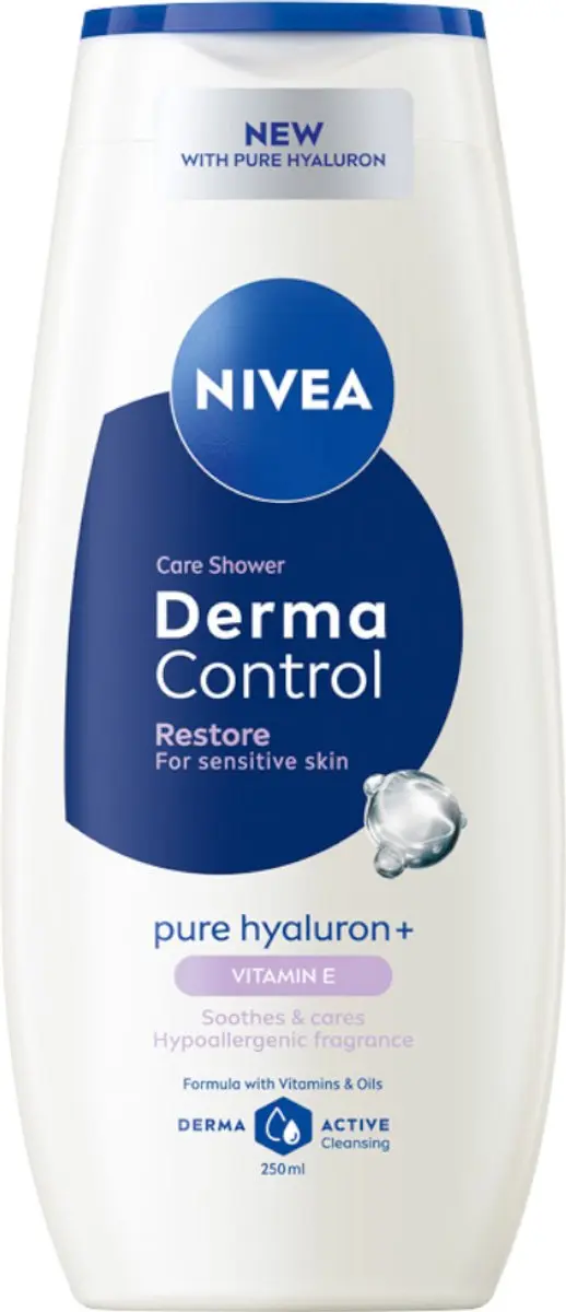 NIVEA Derma Control Douchegel Hyaluronzuur 250ml