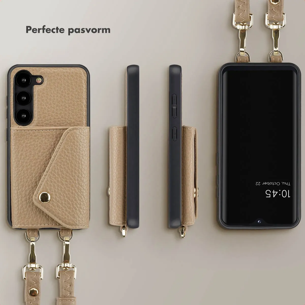 Selencia Koordhoes Samsung Galaxy S23 - Taupe