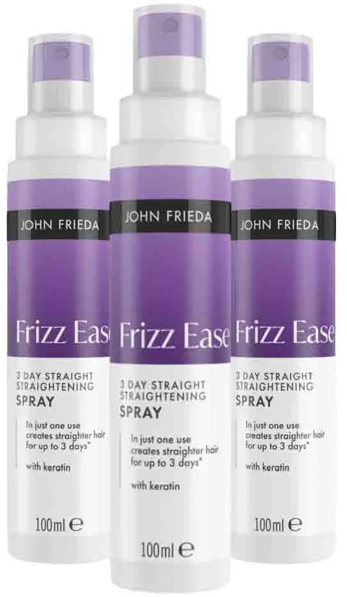 John Frieda Frizz Ease 3-Day Straight Spray - 3x100ml