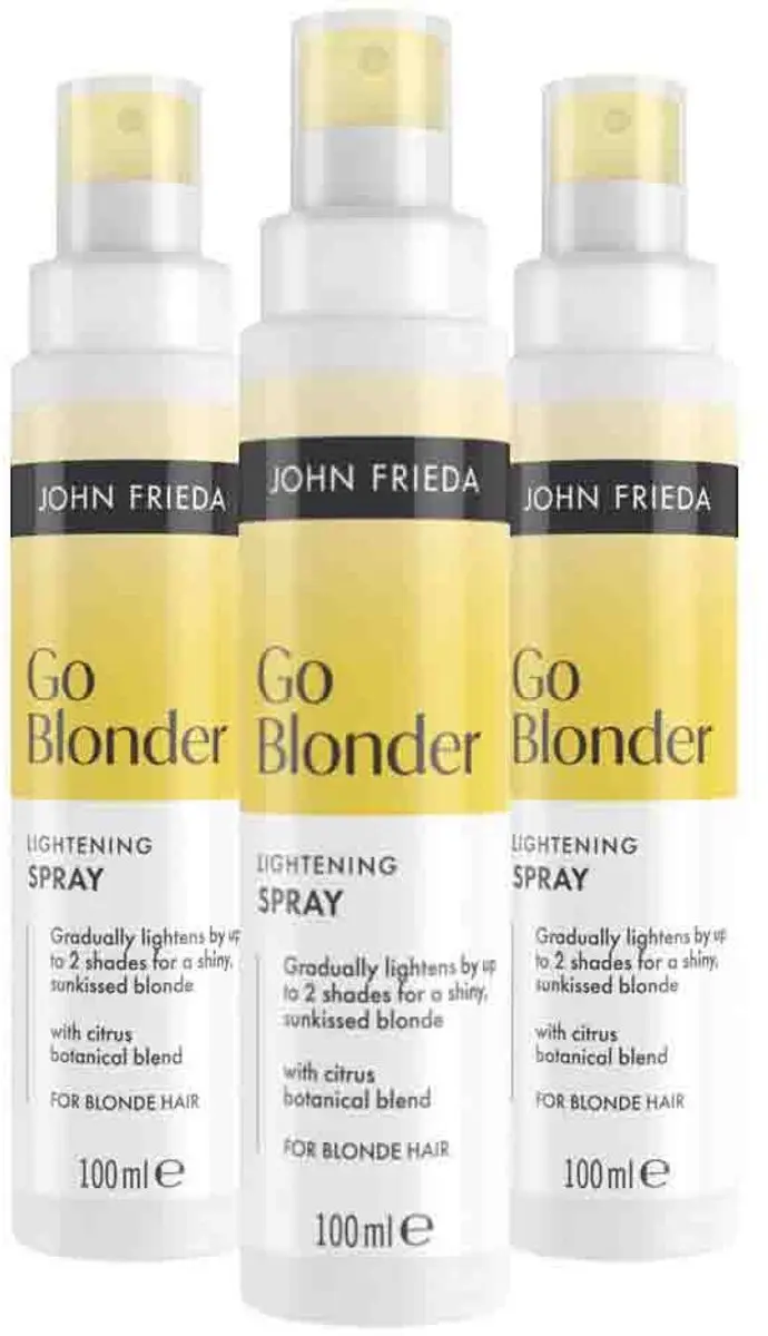 John Frieda Go Blonder Haarspray - 3x100ml