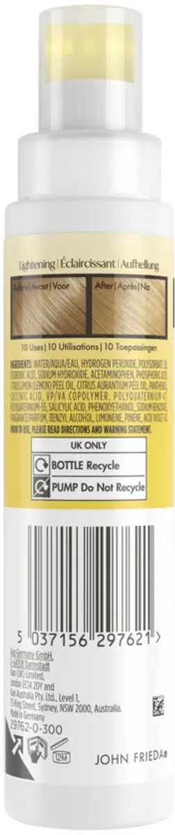 John Frieda Go Blonder Haarspray 6x100ml