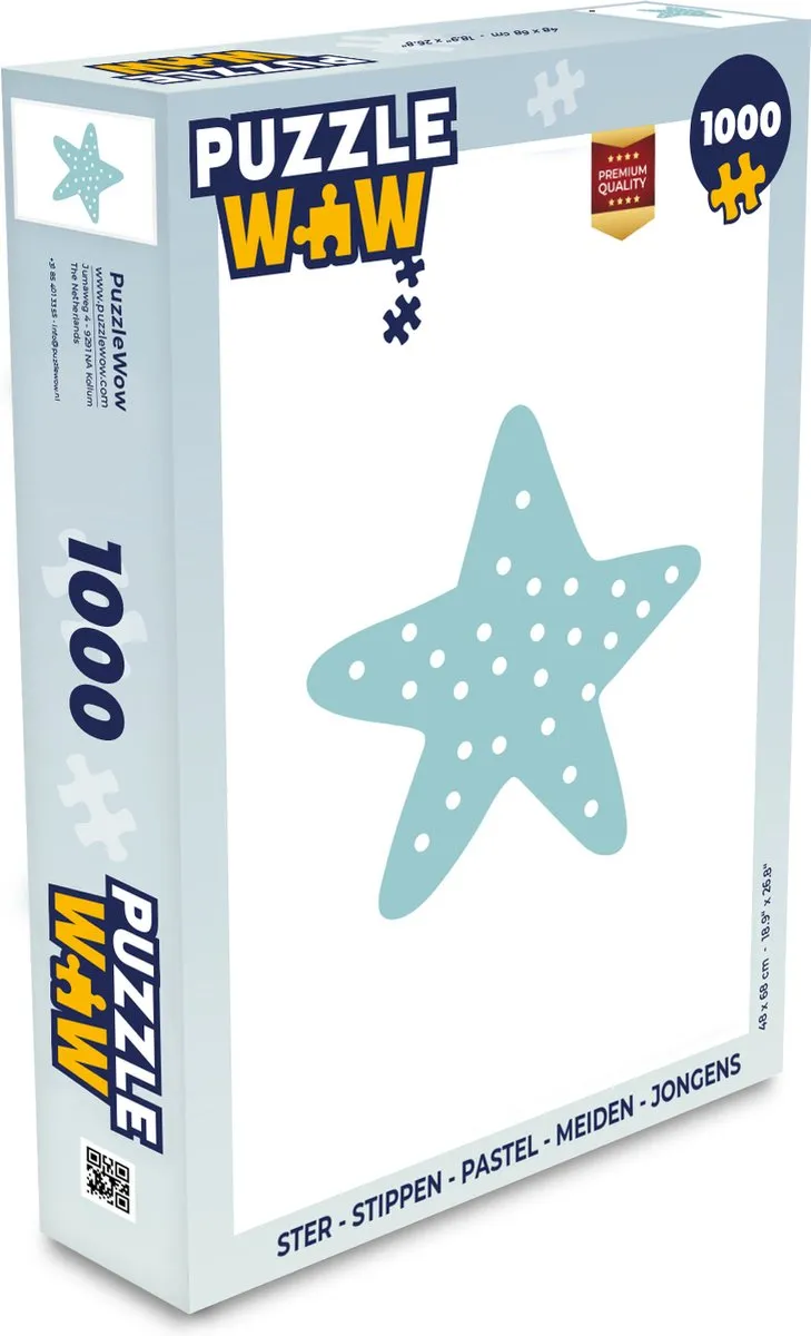 PuzzleWow Puzzel Ster 1000 Stuks