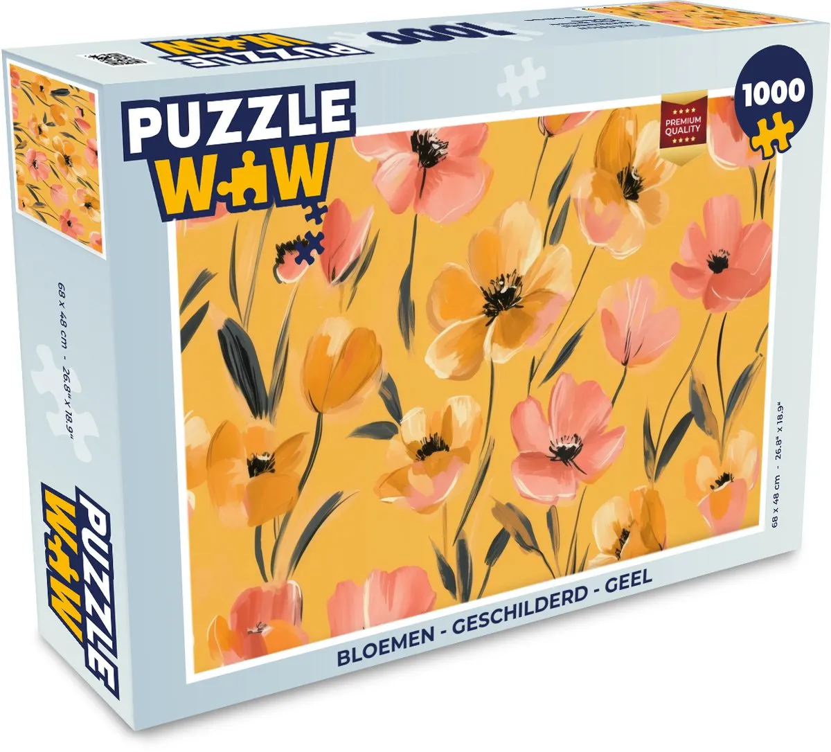 PuzzleWow Bloemen Legpuzzel 1000 Stuks
