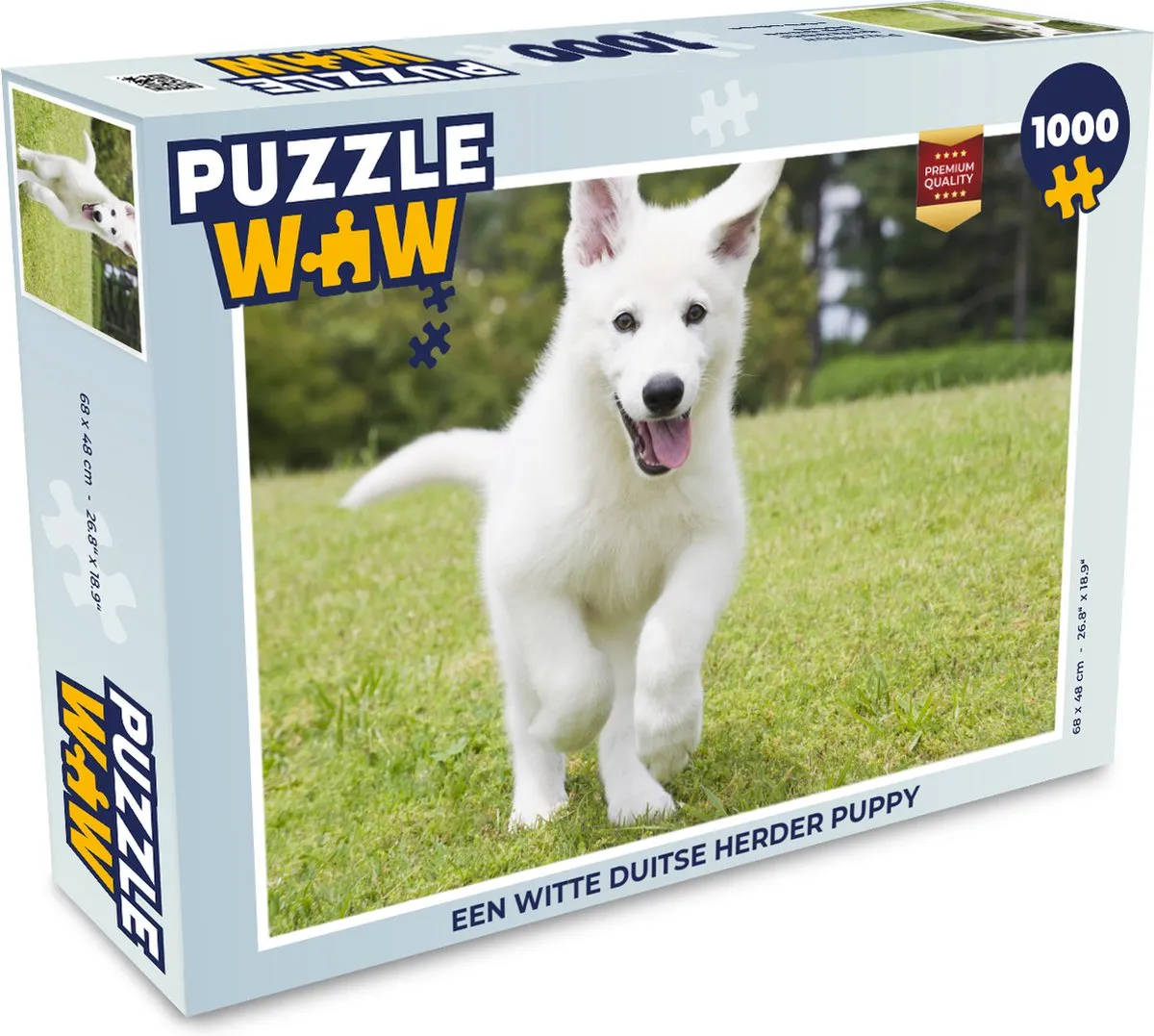 PuzzleWow Legpuzzel Duitse Herder Puppy 1000 Stuks