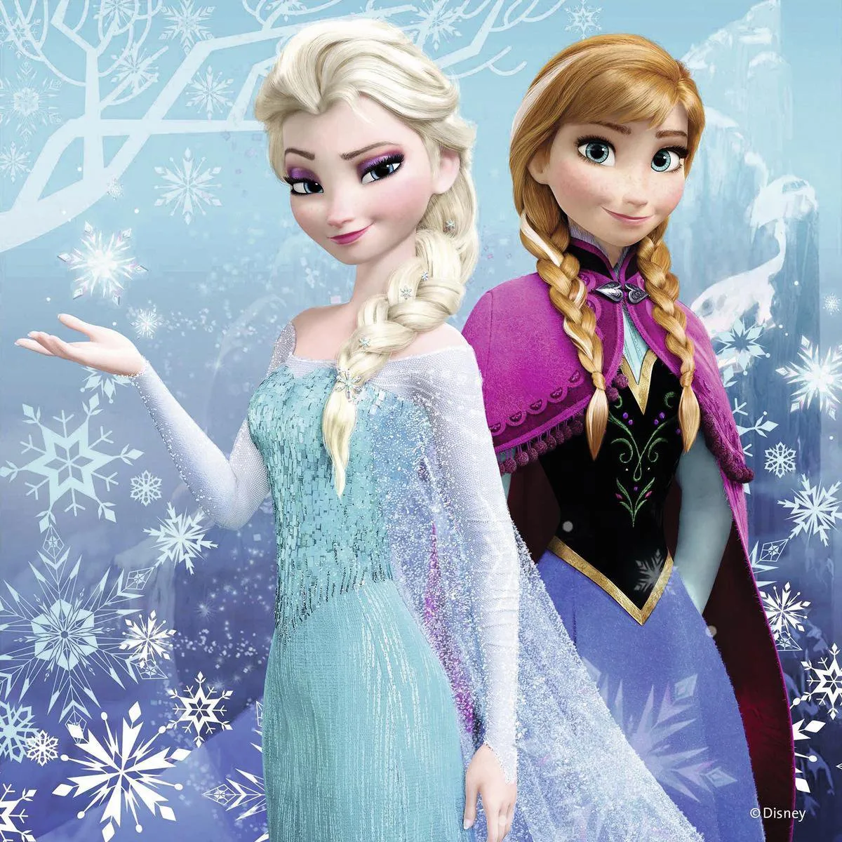 Ravensburger Disney Frozen Avontuur in Winterland Puzzel - 3x49 Stuks - afbeelding 3 van 6