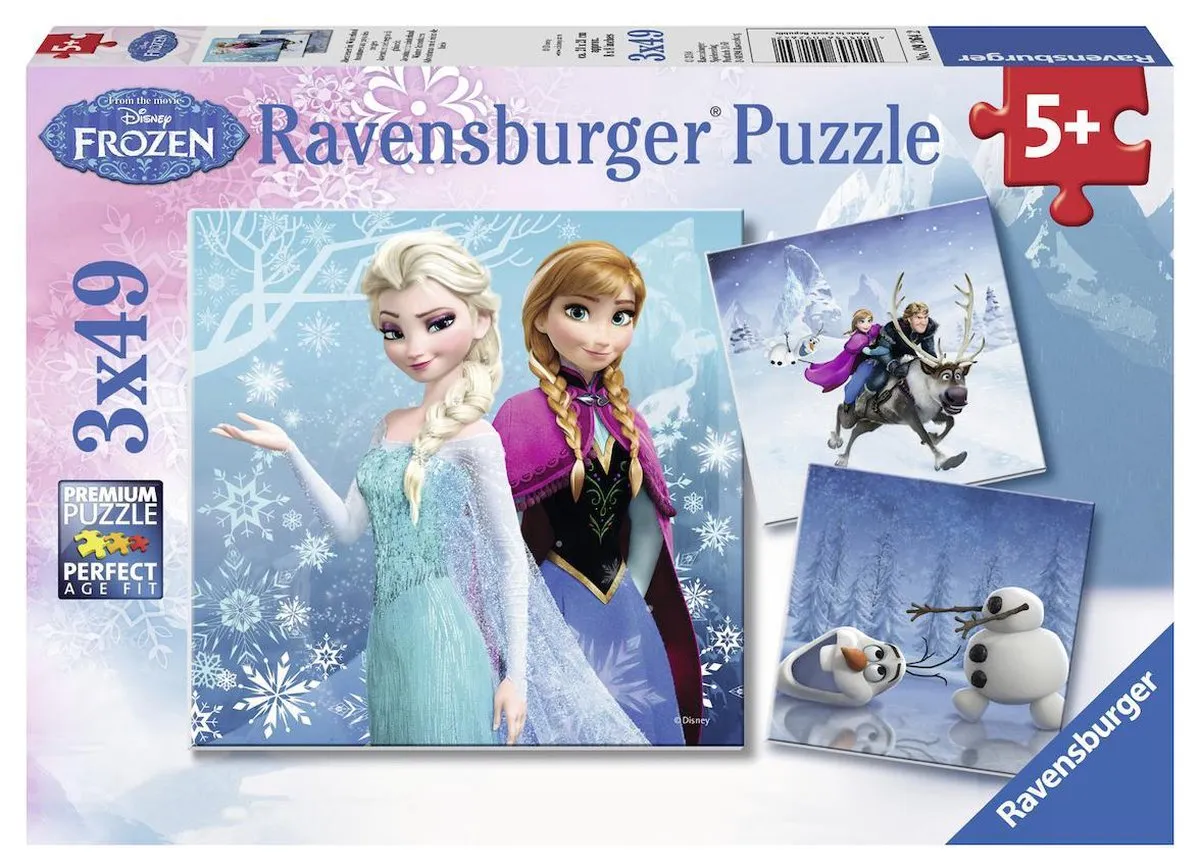 Ravensburger Disney Frozen Avontuur in Winterland Puzzel