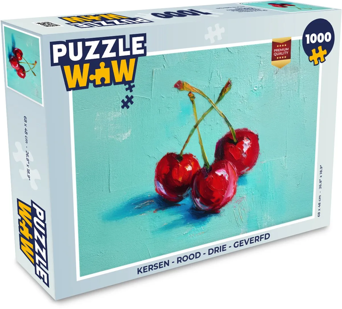 PuzzleWow Kersen Legpuzzel 1000 Stuks