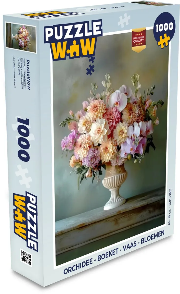 PuzzleWow Orchidee Legpuzzel 1000 Stuks