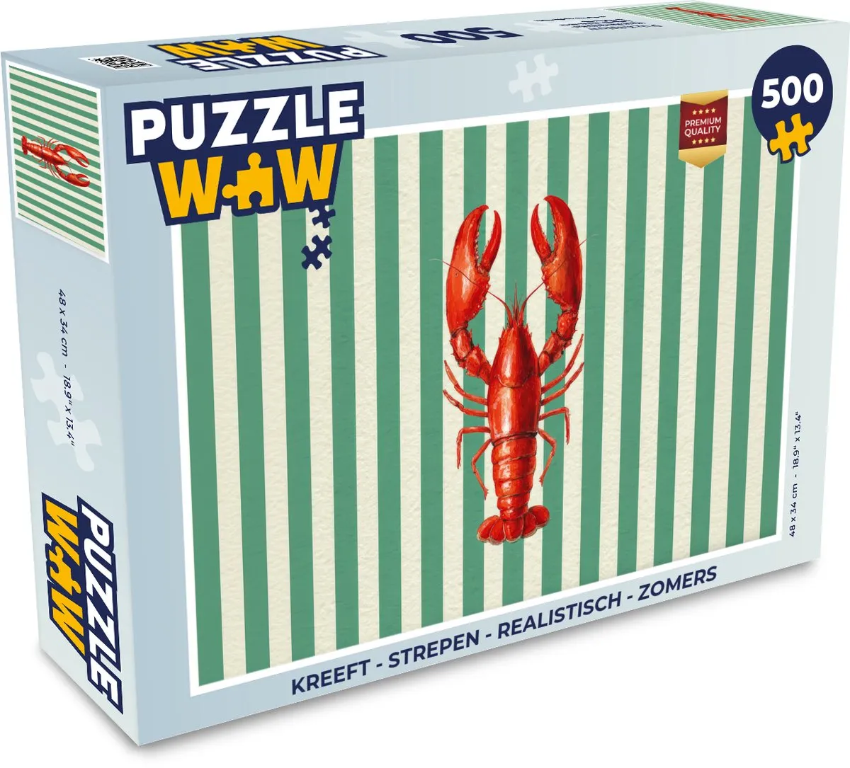 PuzzleWow Kreeft Legpuzzel 500 Stuks