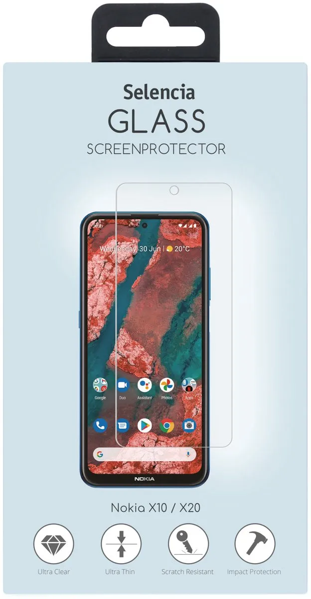 Selencia Screenprotector Nokia X10/X20 - Gehard Glas