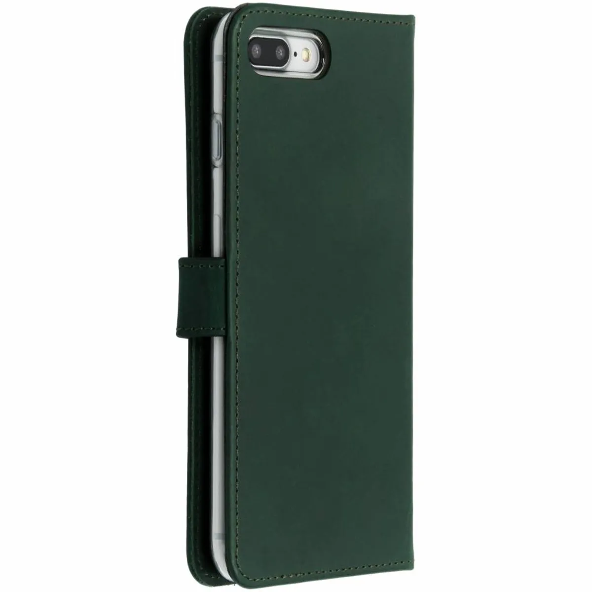 Selencia Hoesje iPhone 8/7 Plus Bookcase - Groen