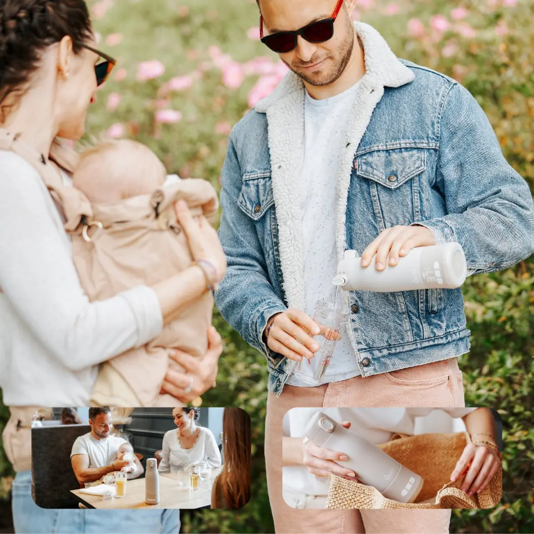 Babymoov Moov & Feed Flessenwarmer - Sand - afbeelding 2 van 6
