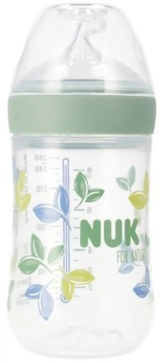 NUK For Nature babyfles 260ml met temperatuurindicator