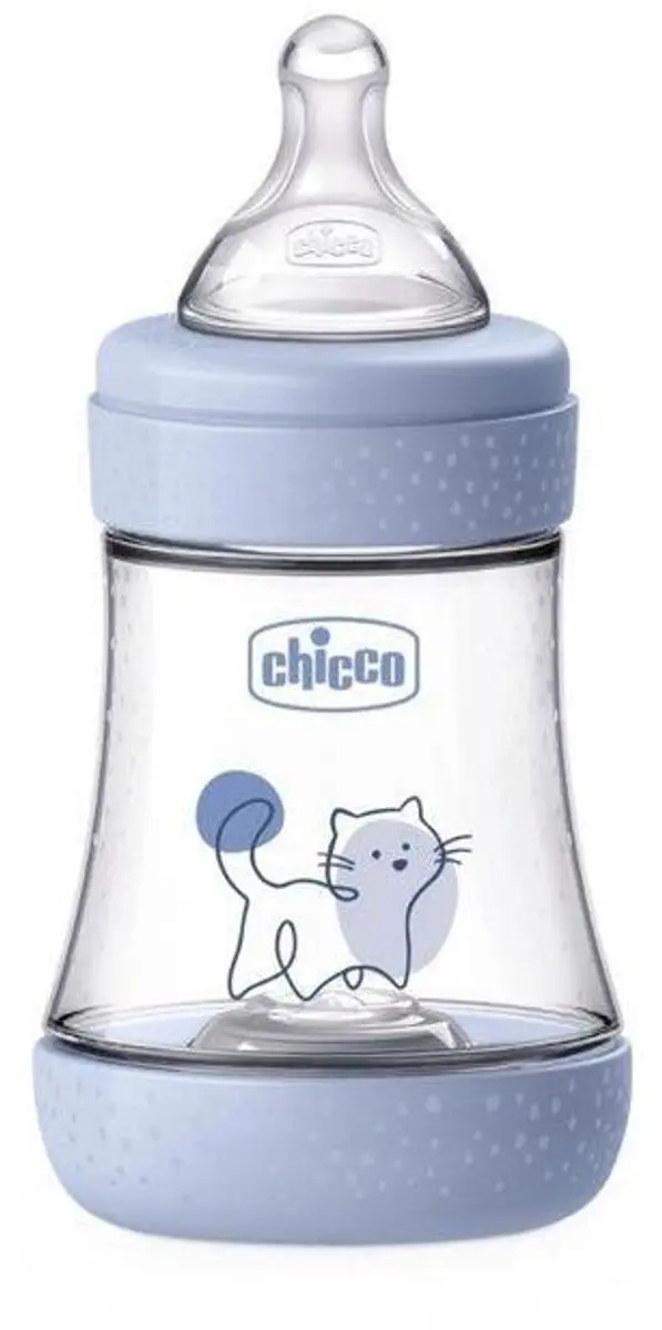Chicco Perfect5 babyfles 150ml siliconen speen - Anti-koliekfles - afbeelding 2 van 2