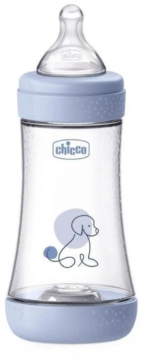 Chicco Perfect5 babyfles 240ml siliconen speen