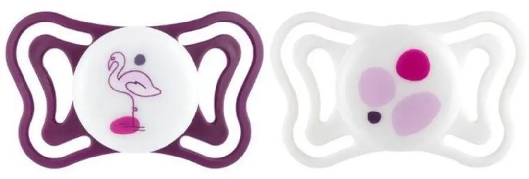 Chicco PhysioForma Light fopspeen siliconen 16-36M roze 2st