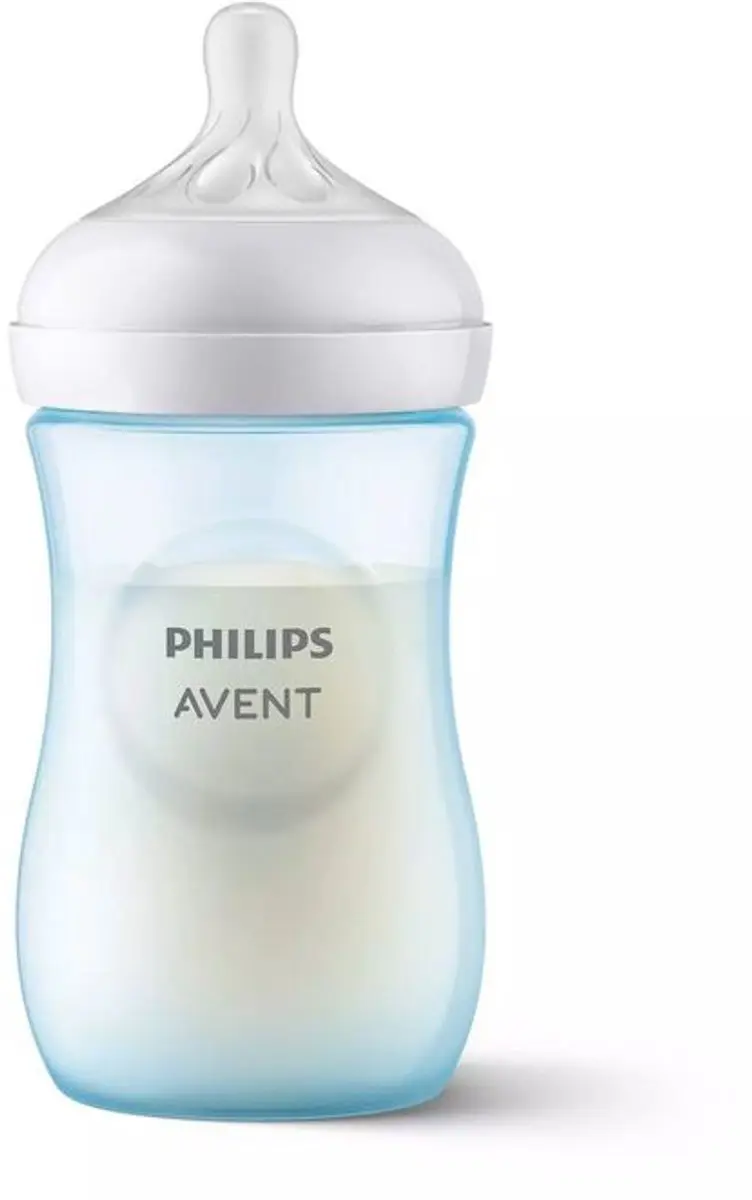Philips Avent Natural Response Babyfles 260ml - Blauw - afbeelding 3 van 3