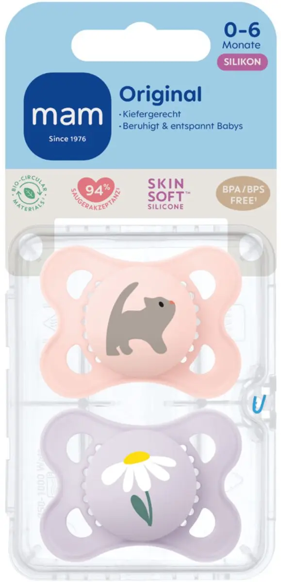 MAM Original Pure Silikon Fopspeen 0-6mnd