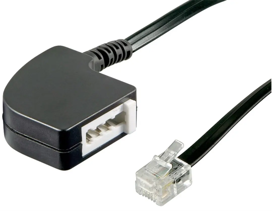 Goobay TAE-F naar RJ11/RJ14 Adapterstekker - 10 Stuks