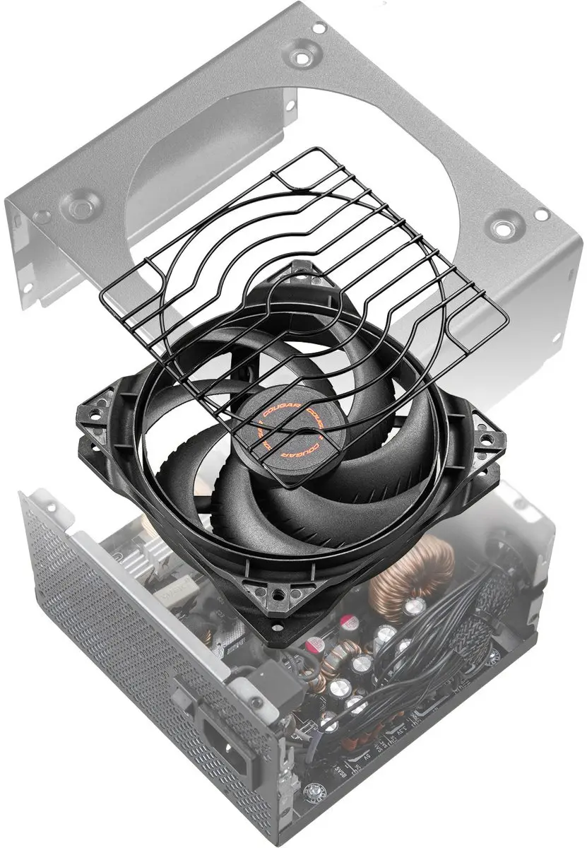 Cougar CGRBD-750 Voeding 750W - ATX 20+4 Pin - Zwart