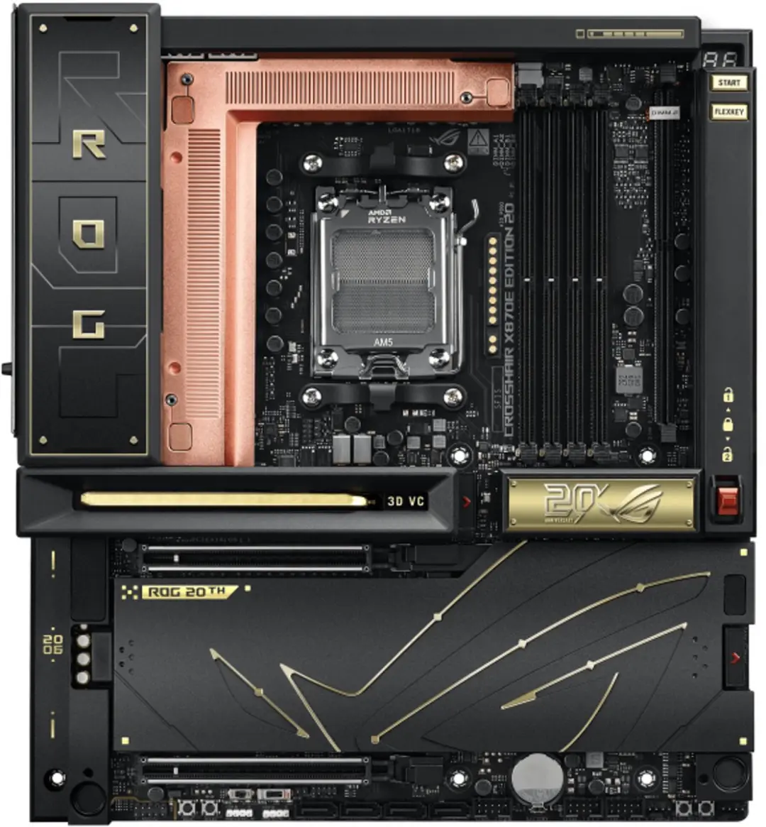 ASUS ROG Crosshair X870E Edition 20 - AM5 ATX Moederbord