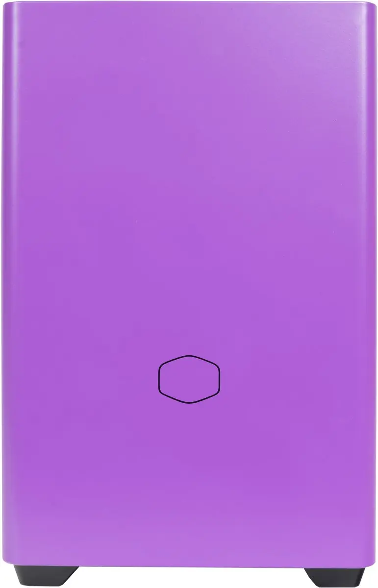 Cooler Master MasterBox NR200P Small Form Factor (SFF) Zwart, Paars