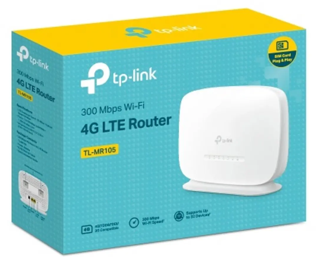 TP-Link TL-MR105 4G LTE Router 300 Mbps - Wit