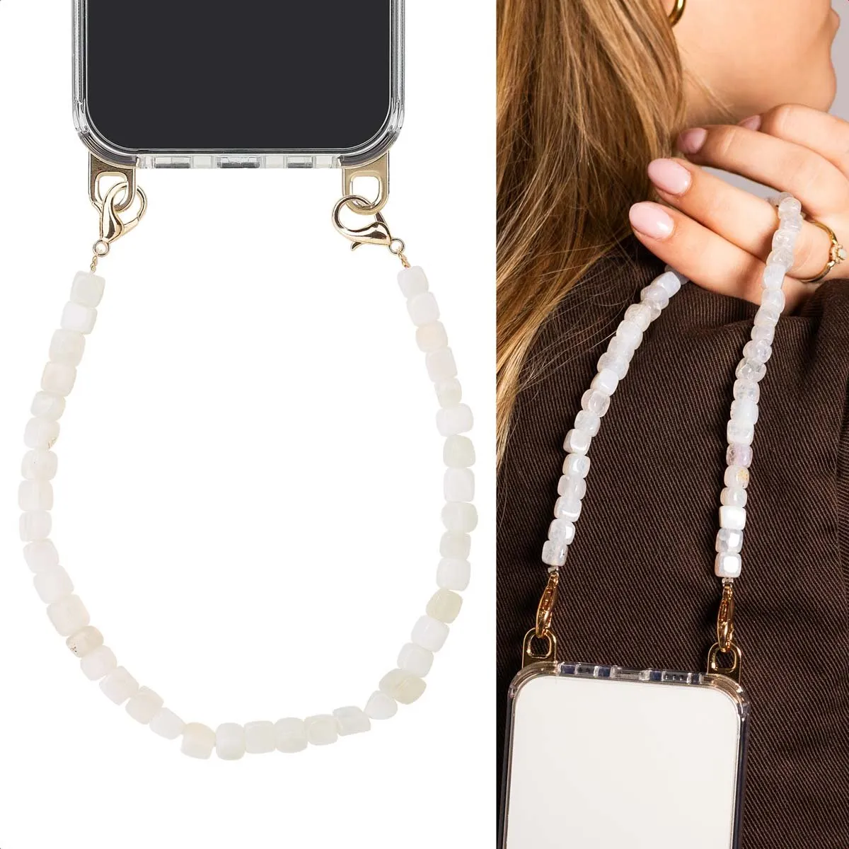 Selencia Universeel Telefoonkoord SH00083945 - Pearl White