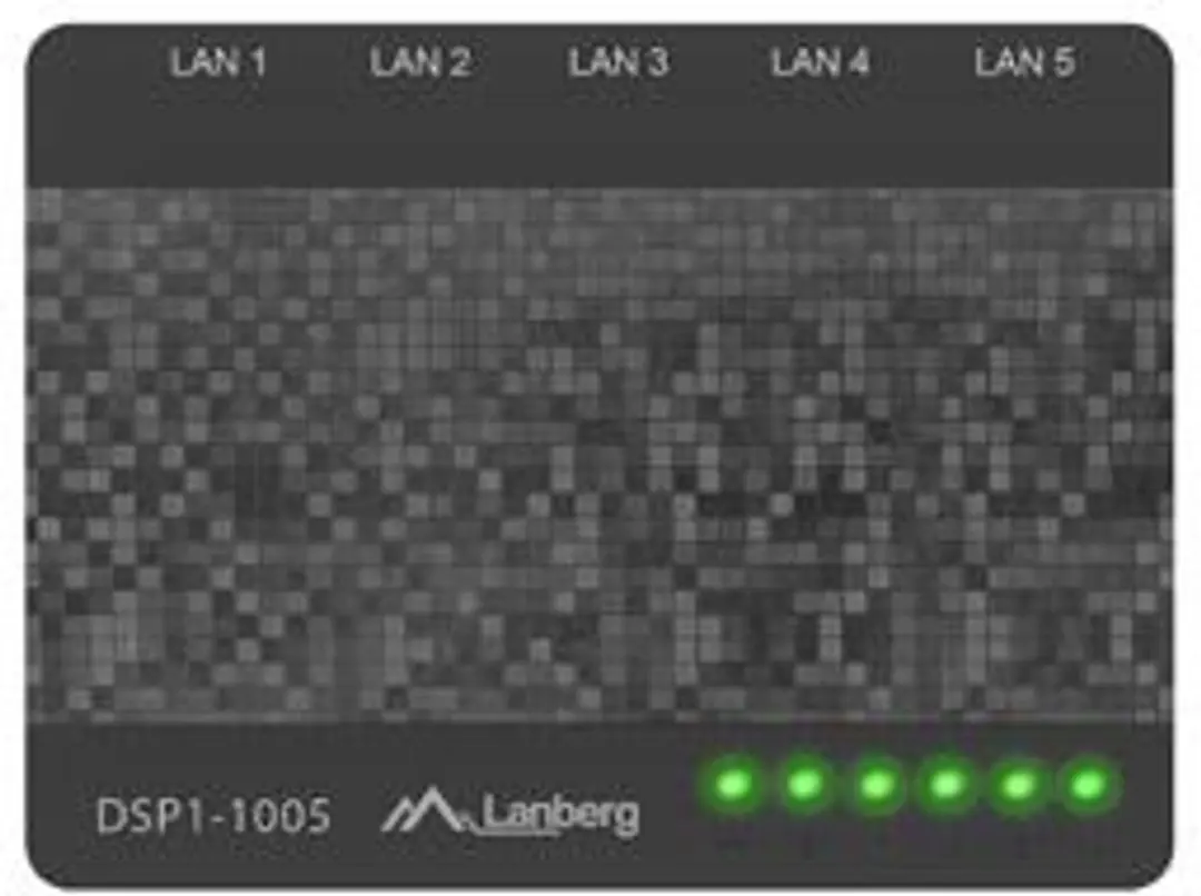 Lanberg DSP1-1005 5-Poorts Switch 10Gbps - Zwart