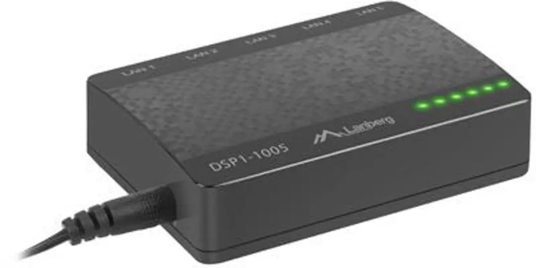 Lanberg DSP1-1005 5-Poorts Switch 10Gbps - Zwart