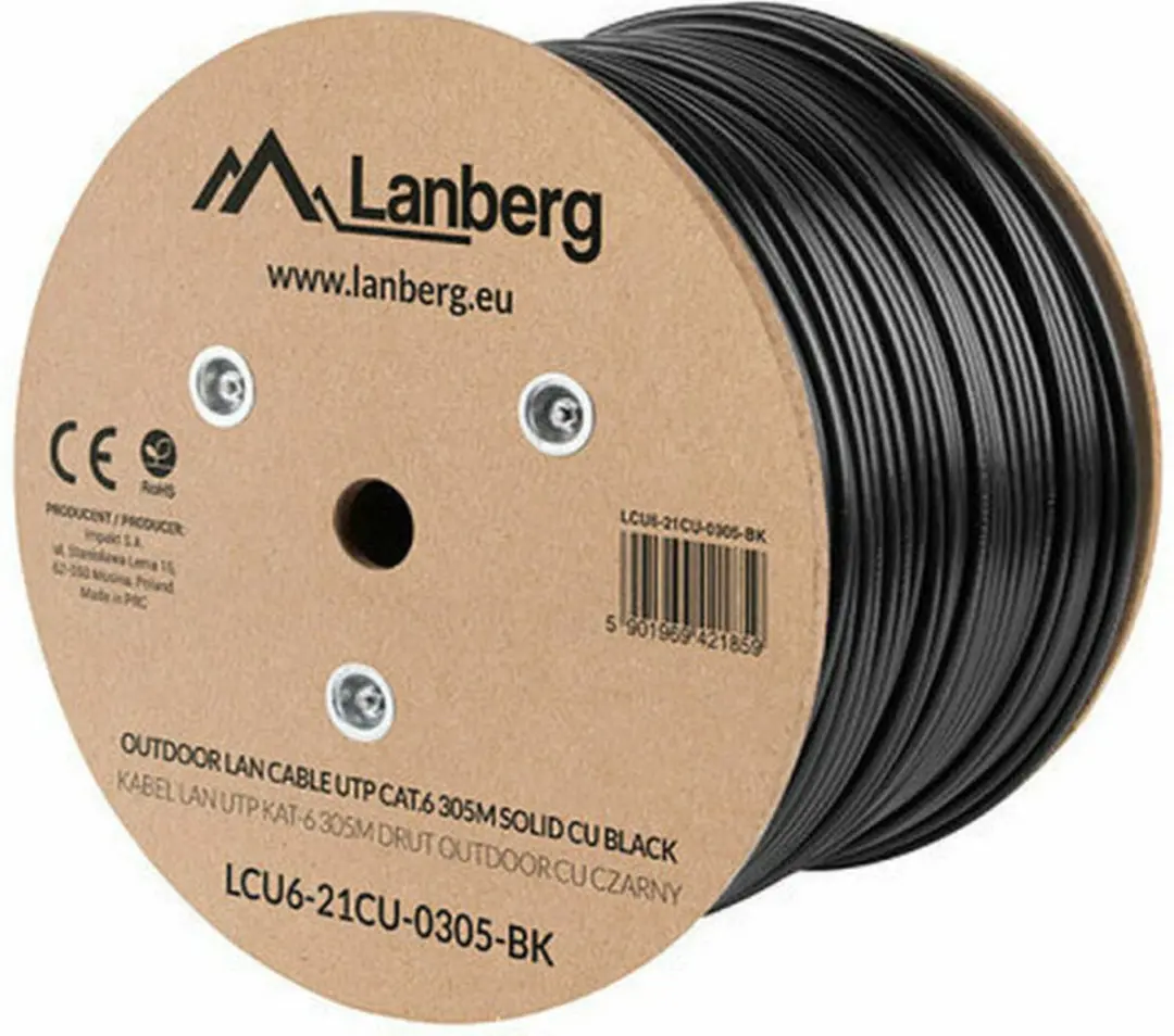 Lanberg CAT 6 UTP Netwerkkabel 305m