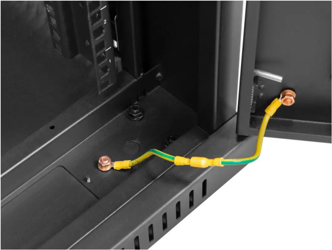 Lanberg FF01-8242-12B rack 42U Vrijstaande rek Zwart