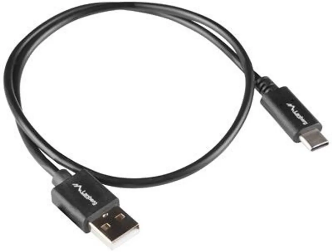 Lanberg CA-USBO-15CU-0018-BK USB-C naar USB-A Kabel - 1.8m - Zwart - afbeelding 6 van 6