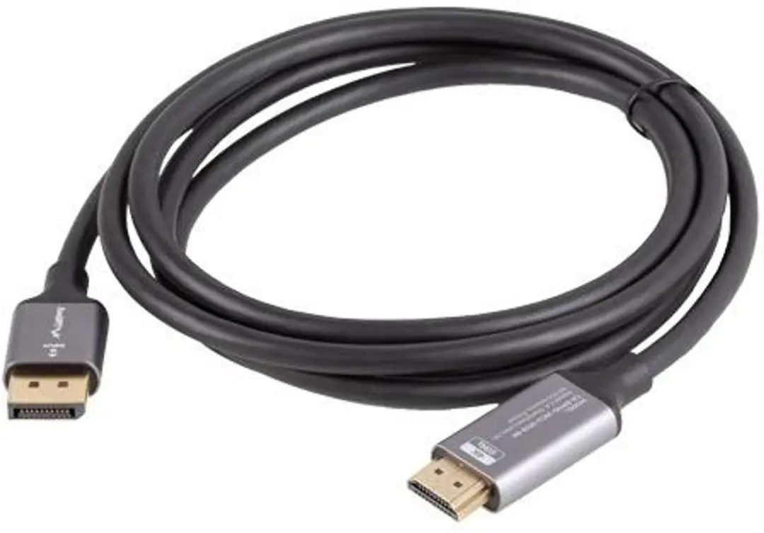 Lanberg CA-DPHD-20CU-0018-BK DisplayPort-HDMI Kabel 1,8m - afbeelding 6 van 6