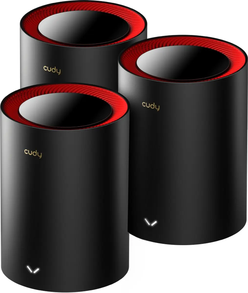 Cudy M3000 Wi-Fi 6 Repeater 2 Stuks - Zwart