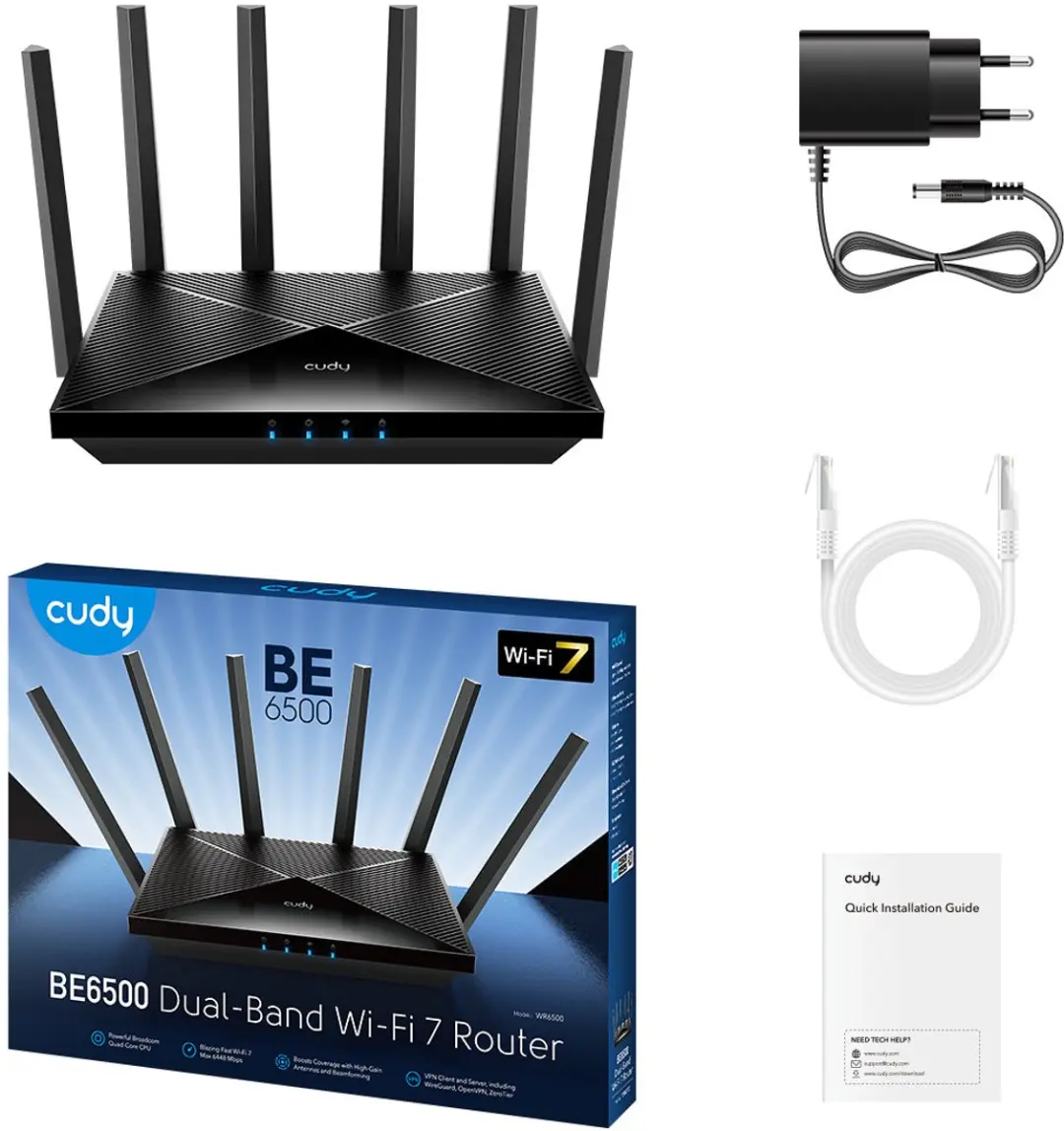 Cudy WR6500 Wi-Fi 7 Router