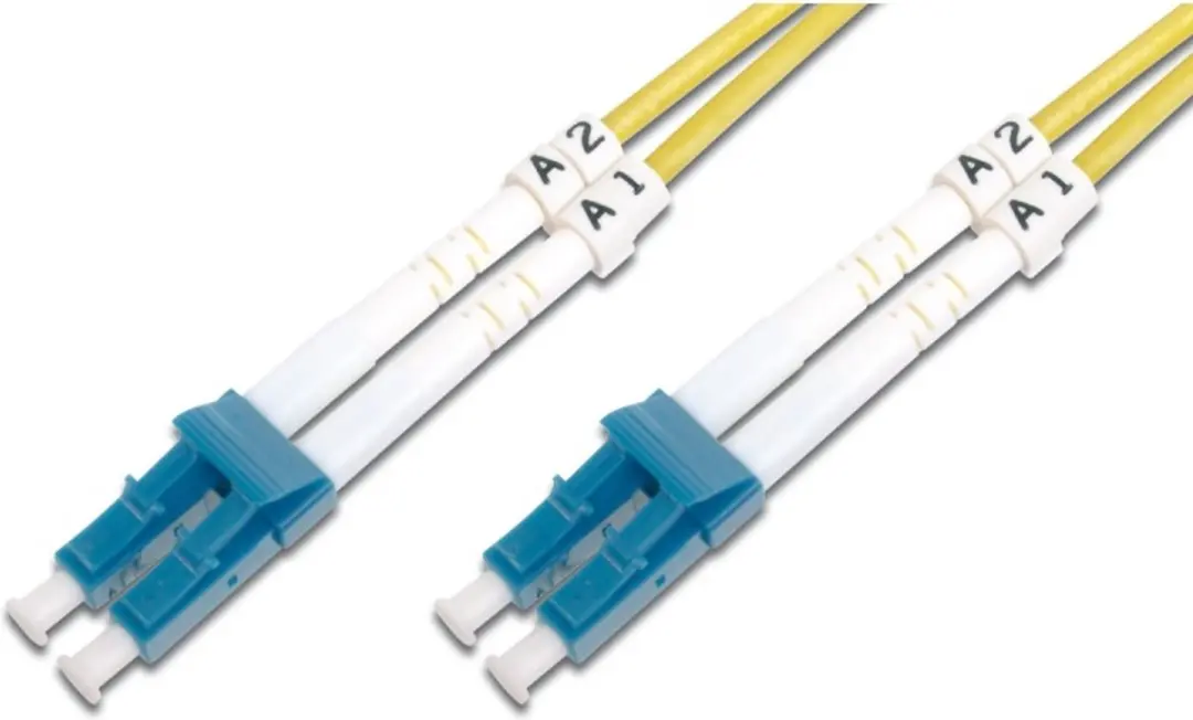 WP WPC-FP0-9LCLC-020 Glasvezel kabel 2 m OS2 LC Geel