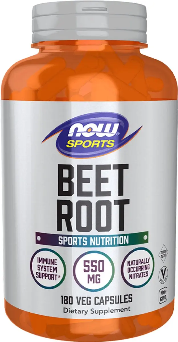 Now Foods Beet Root 550mg (180 vcaps) Unflavoured