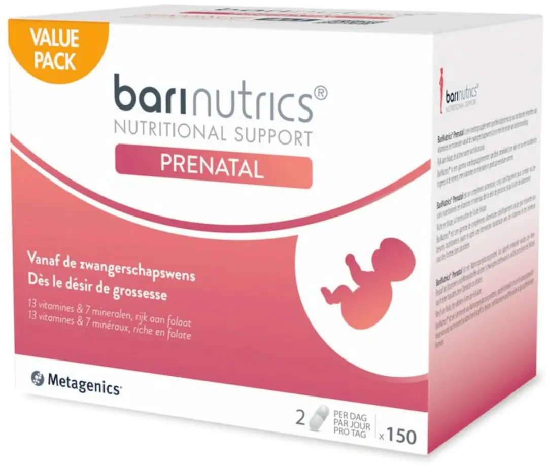 Metagenics Barinutrics Prenatal Caps 150