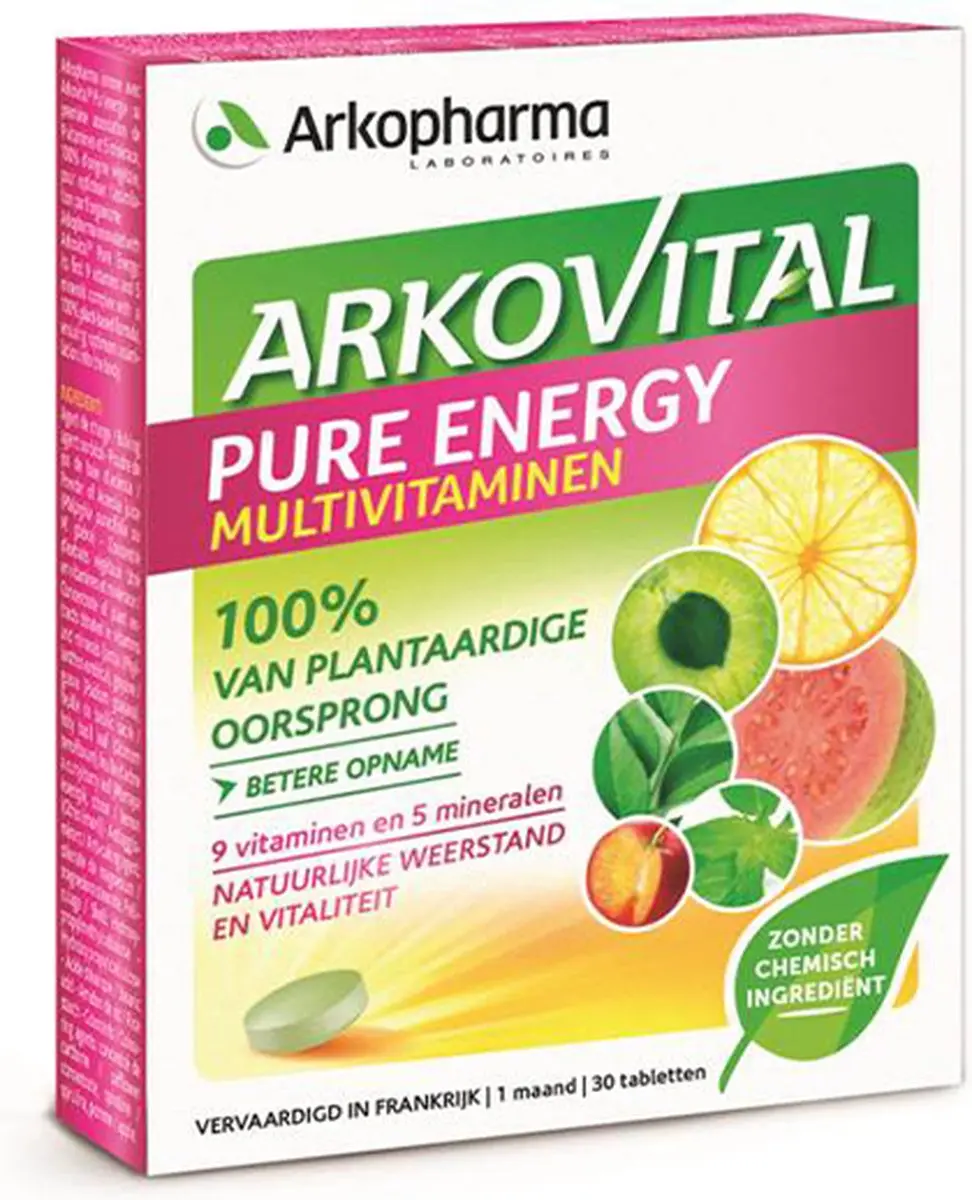 Arkopharma Arkovital Pure Energy Immuunsysteem 30 Tabletten
