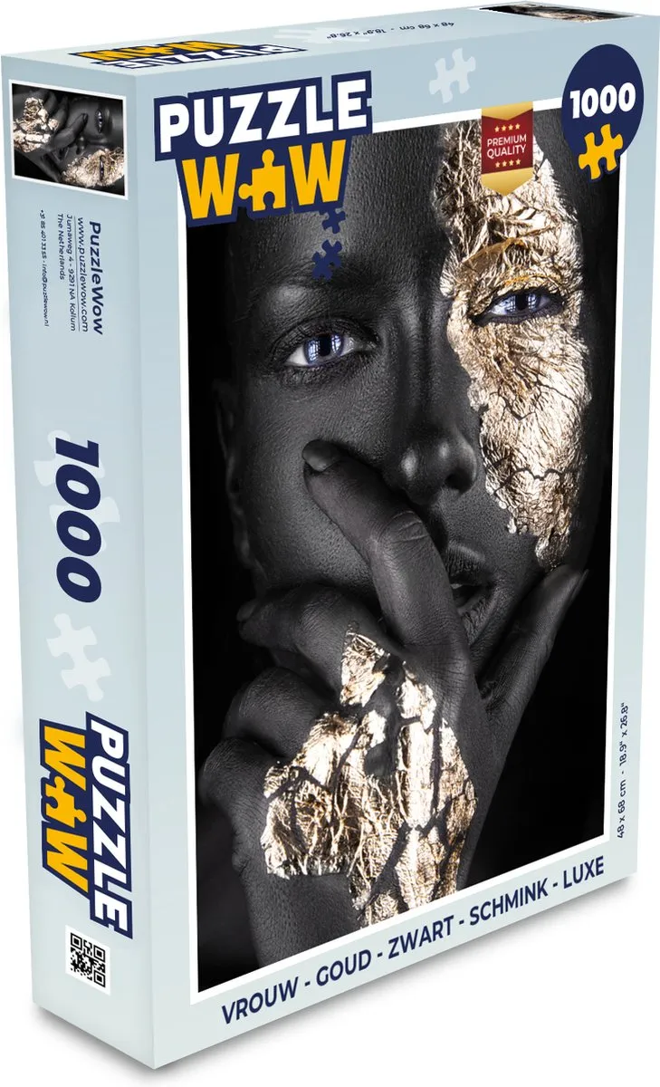 PuzzleWow Vrouw Legpuzzel 1000 Stuks - Multicolor