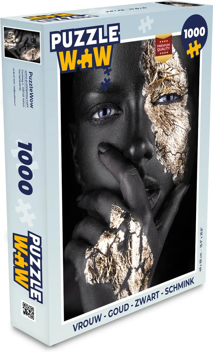 PuzzleWow Vrouw Legpuzzel 1000 Stuks