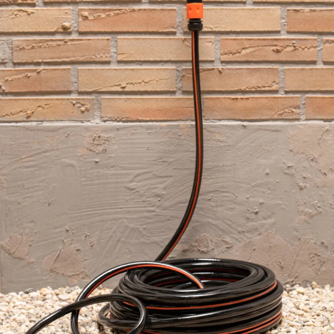 BLACK+DECKER Tuinslangset 25m - 5 Stuks - 6 Bar - Zwart/Oranje - afbeelding 5 van 6