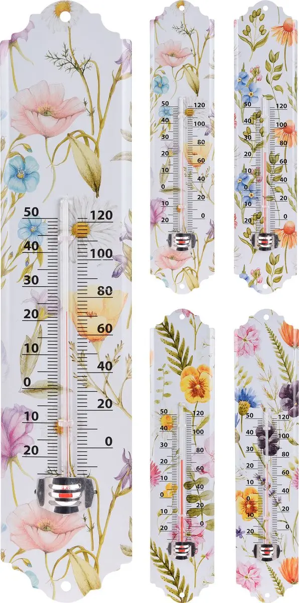 Koopman Thermometer Bloem - Meerkleurig