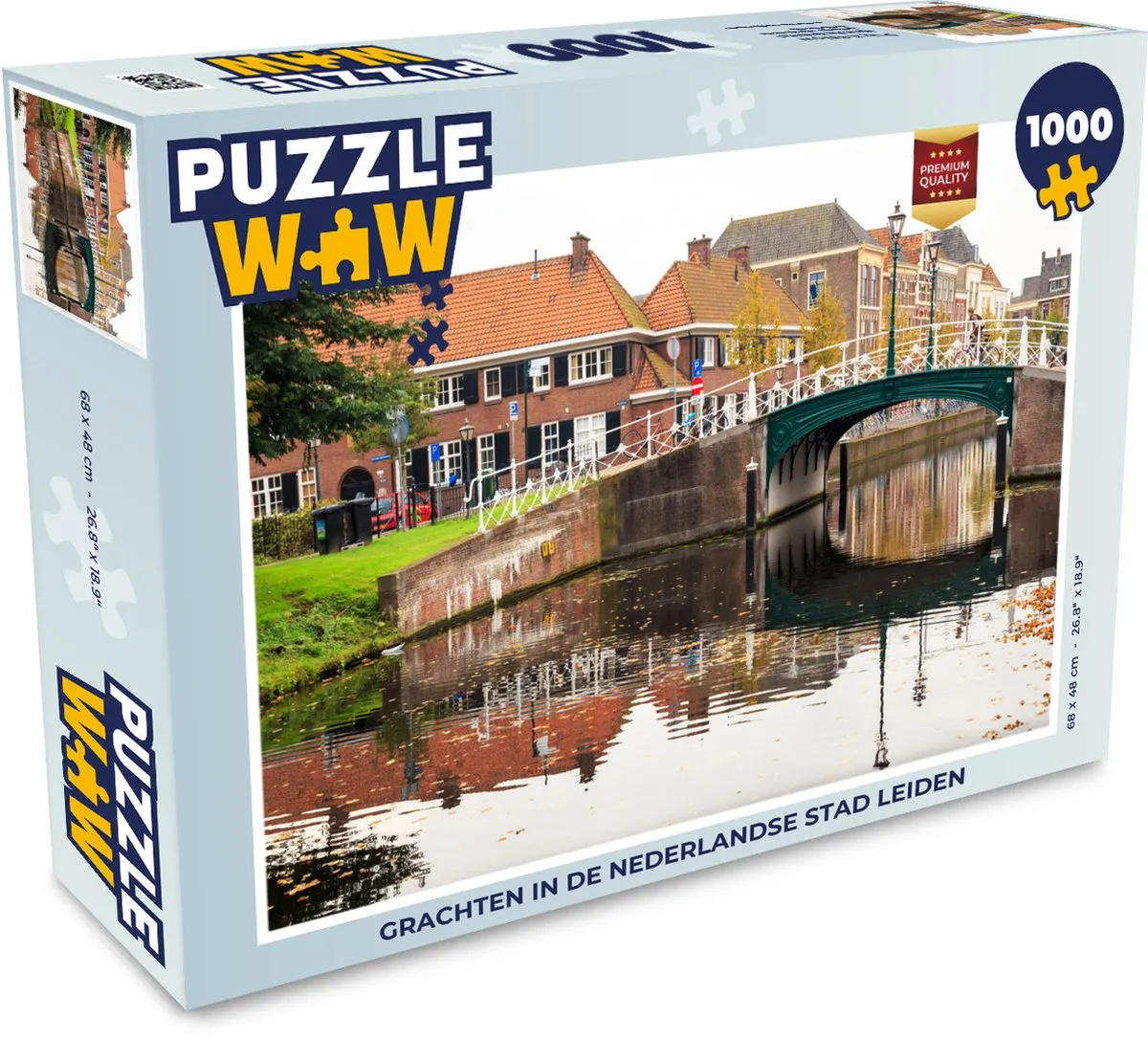 PuzzleWow Legpuzzel Leiden Huis 1000 Stuks