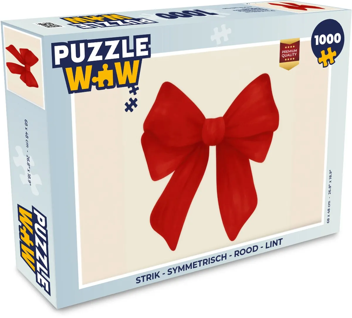 PuzzleWow Symmetrisch Strik Puzzel 1000 Stuks