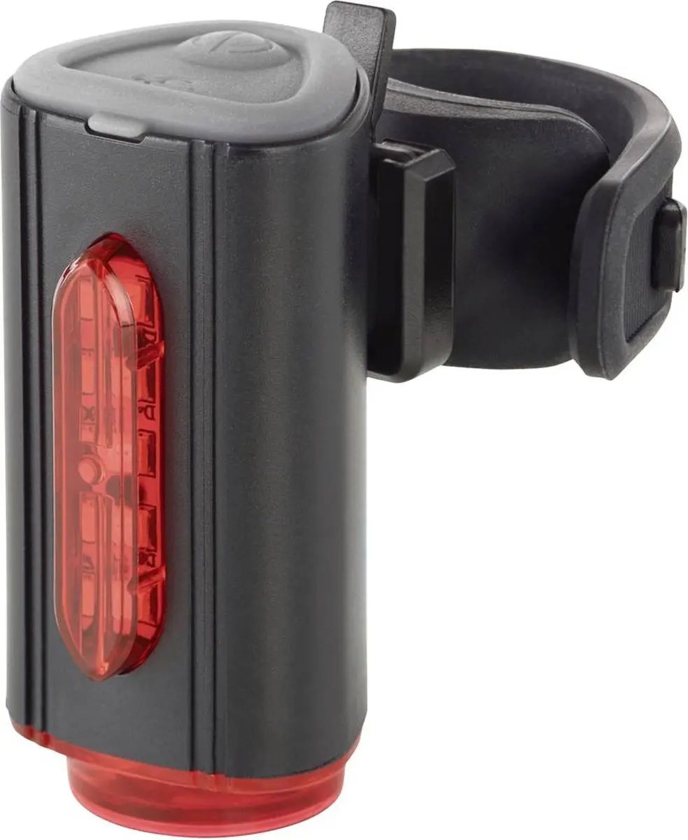 Fischer Accu Achterlicht Twin 2-in-1 - 360° - Rood/Zwart