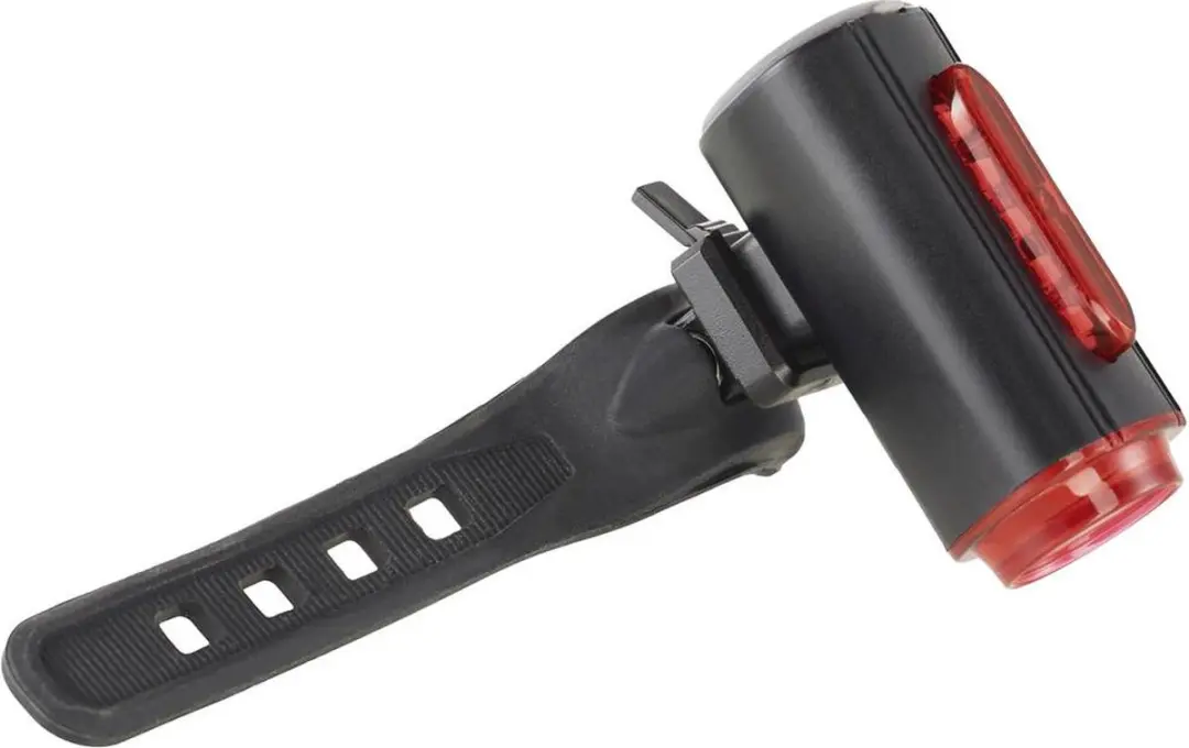 Fischer Accu Achterlicht Twin 2-in-1 - 360° - Rood/Zwart