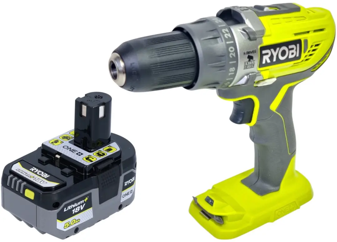 Ryobi R18PD3-0 accu-klopboormachine 18 V 50 Nm + 1x accu 5,0 Ah