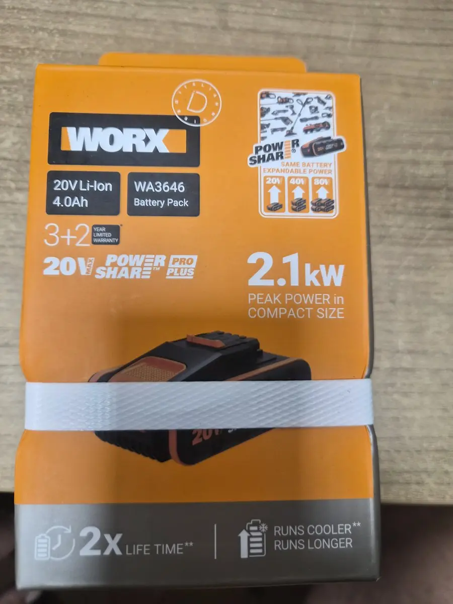 Worx accu 20v li-Ion